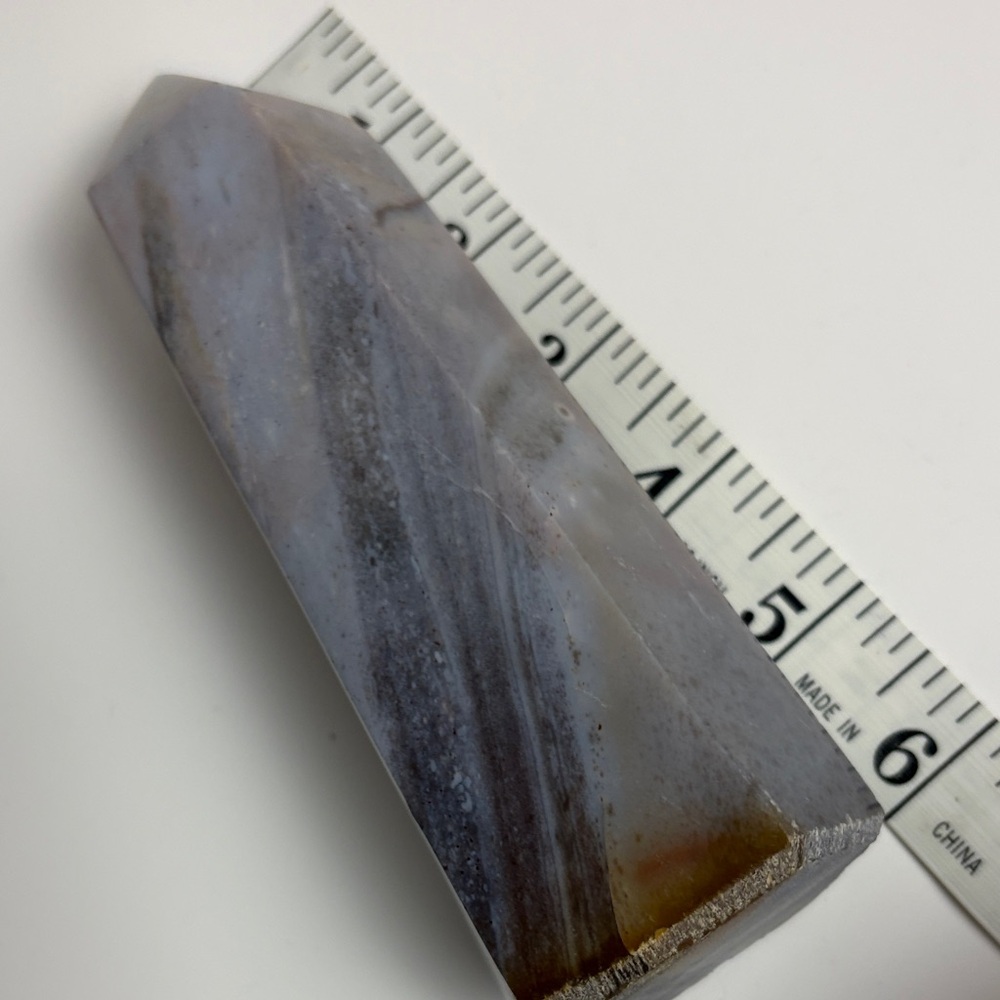 Large chalcedony crystal tower stone